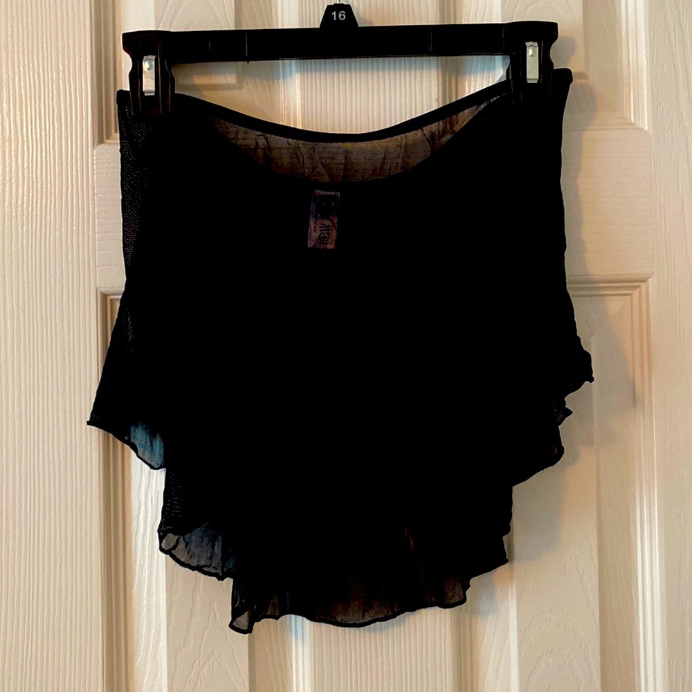 Black Wear Moi Mesh Skirt